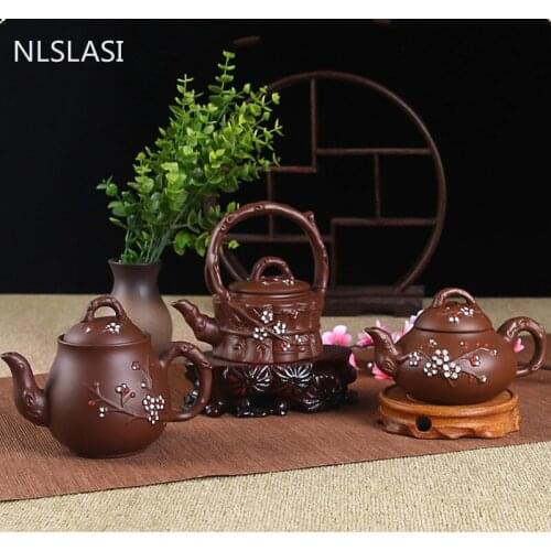 New style Purple sand Filter teapot Anti-scalding heat Tea set tea set teapot Office household drinking utensils WSHYUFEI