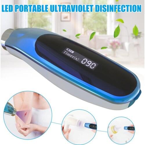 Hot Mini USB Rechargeable UV Sterilizer UV Lamp Eliminator Lights Ultraviolet Light SSwell
