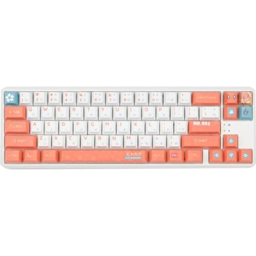 Personalized Charman-Der Theme 130 Keys PBT Cherry Profile Sublimation Cartoon Anime Keycap For Mechanical Keyboard