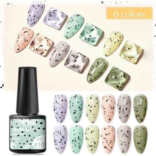 Mtssii Gel Nail Polish UV 6ml Eggshell Gel Nail Art fall/winter Vernis Ongle Semi Permanent Gel Varnishes With Any Color Base