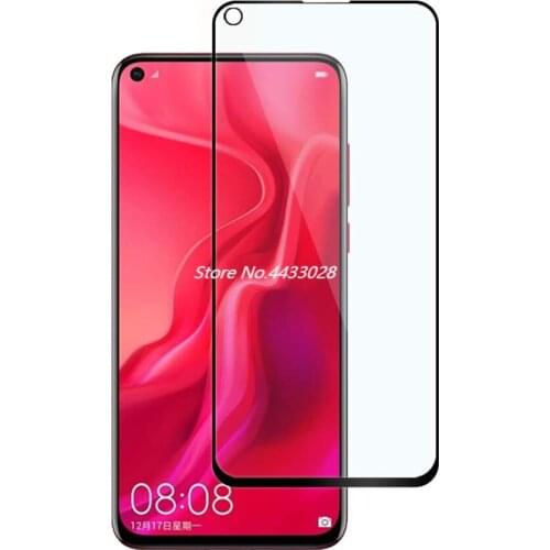 9H 5D Tempered Glass For HuaWei Nova 5T 5i 5 Pro Full Cover Screen Protector For huawei P20 Lite 2019 Full Glue Protective Film
