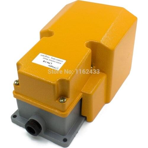 LTH-1/6 foot switch aluminium case reset treadle pedal switch for machine tool LTH/1/6