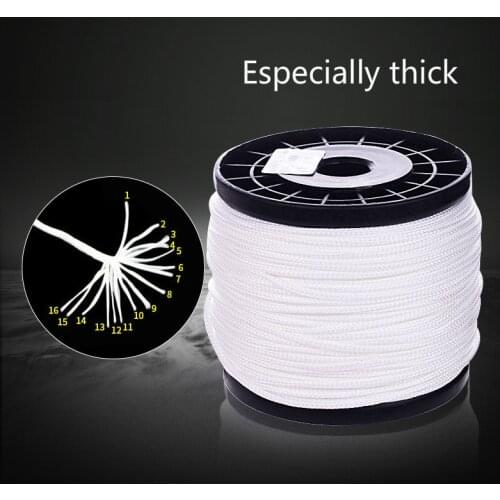 Anzhenji 2017 Extra Thick Strong 16 Strands Fishing Line Sturgeon Line Diameter 1MM 2MM 3MM 4MM 5MM Length 100 Meters