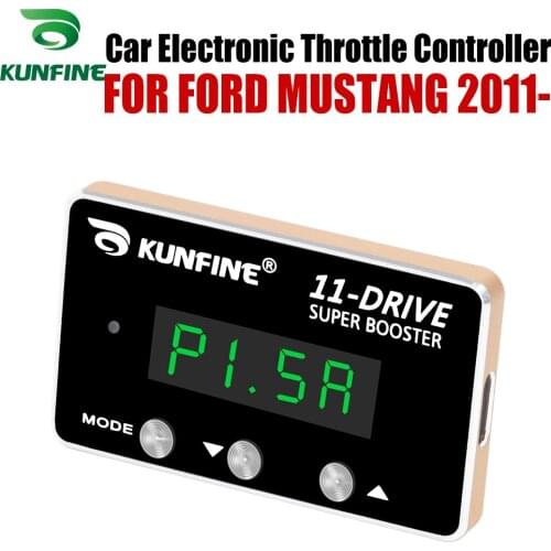 KUNFINE Car Electronic Throttle Controller Racing Accelerator Potent Booster For FORD MUSTANG 2011-After Tuning Parts
