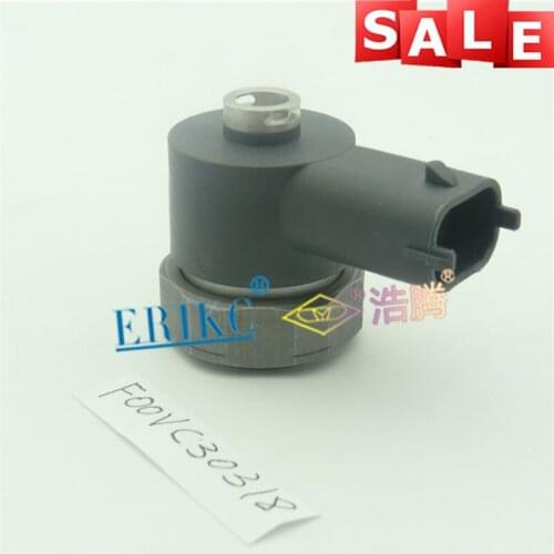 ERIKC F 00V C30 318 Injector Nozzle Solenoid Valve FooVC30318 Common Rail Injectors Connection FooV C30 318 for bosch 0445110
