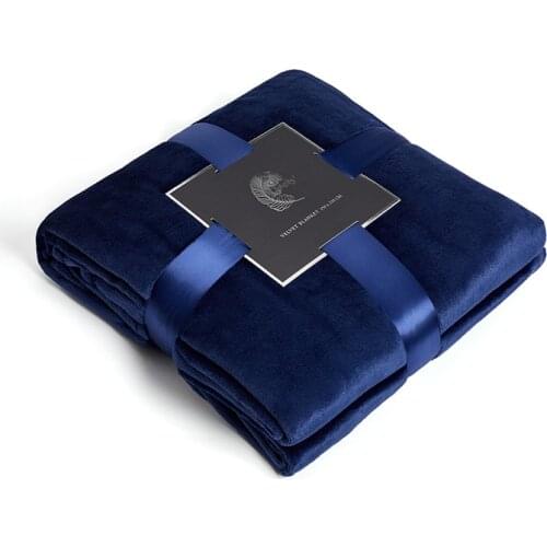 Flannel Blanket for Beds Solid Color Autumn Winter Coral Nap Weighted Blanket Office Air Conditioning Car Carpet Home Textile