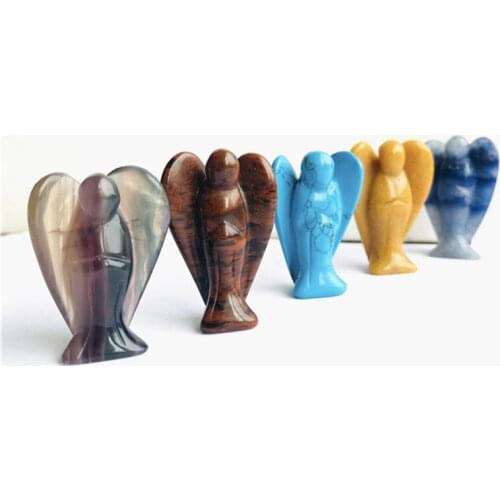 Crystal Angel Natural Quartz Hand Made Gemstones For Healing Reiki