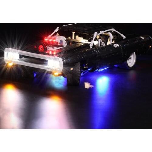 Led Light Kit For technic 42111 Doms Charger The Furious (only light kit included)