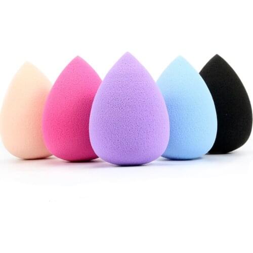 1pcs Smooth Cosmetic Puff Dry Wet Use Makeup Foundation Sponge Beauty Face Care Tools Accessories Water-drop Shape maquillaje