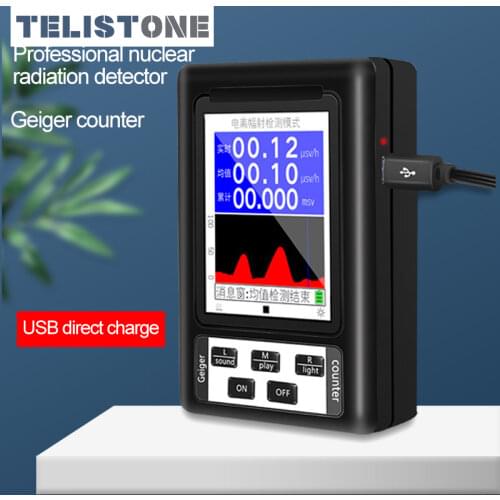 BR-9B Handheld Portable Digital Display Nuclear Radiation Detector Geiger Counter Semi-functional Type Dosimeter Marble Tester