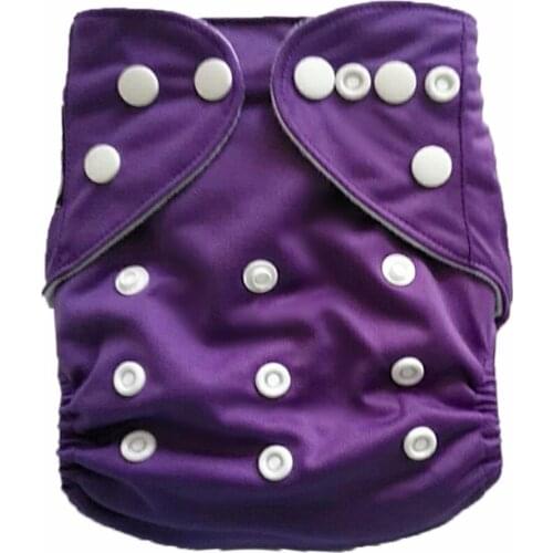 Naughtybaby Reusable Baby Cloth Diaper washable Solid Color Baby Nappy One Size Adjustable Many Colors Available Cloth Diapers