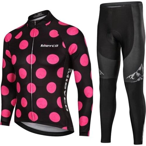 Mieyco Pro Cycling Clothing Long Sleeves Roupa Ciclismo Hombre Bicicleta Jersey Sets Breathable Mountain Bike Road Bike Clothes