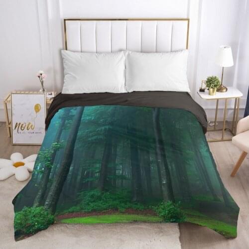 Landscape Duvet cover Quilt/Blanket/Comfortable Case 140x200 240x220 240x260 Queen King Single Bedding for Home jungle