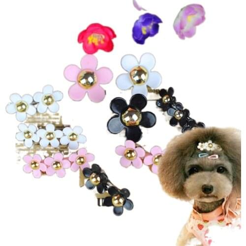 Handmade Cute Pet Dog Bow Loverly Bowknot Dog Ties For Puppy Dogs Accessories With Rubber Bands Cute Pet Headwear Grooming