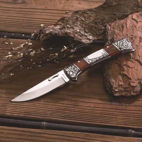 Free shipping new product Outdoor camping Resin handle folding knife self-defense portable camping tool Household knife