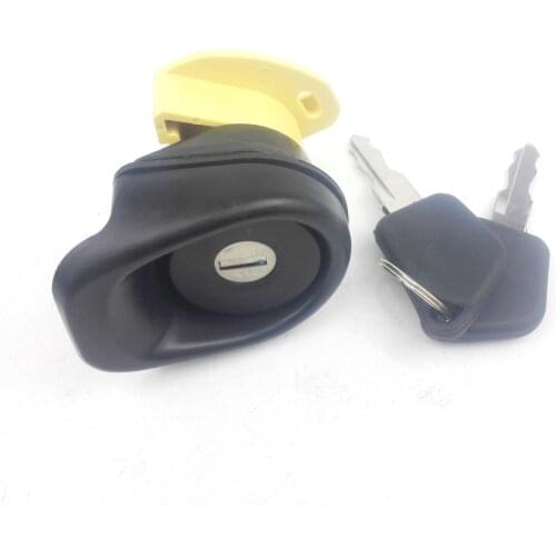 Trunk lid lock with key for 205 8726-48
