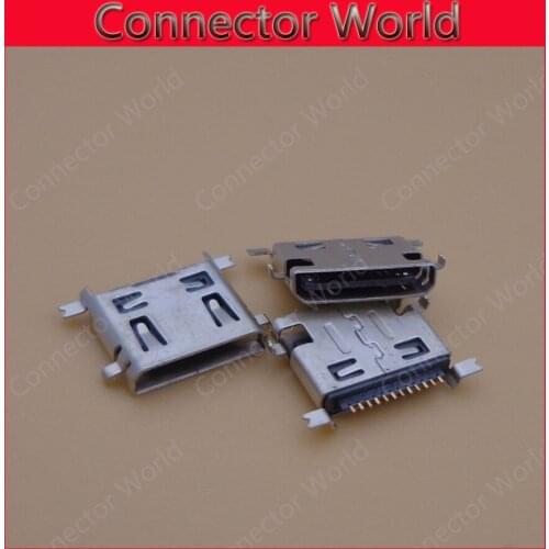 20-100pcs/lot New Micro USD Charge Charging connector plug dock 12pin 12 pin socket charger port mini usb jack replacement