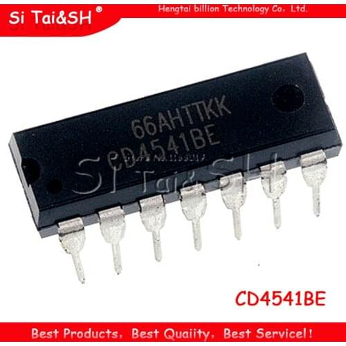 10pcs/lot CD4541BE DIP-14 CD4541 Programmable timer IC