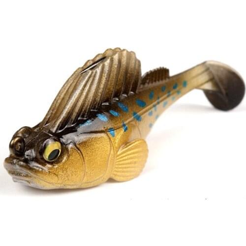 14g 7.5cm Soft Wobbler Jumping Fishing Lure with Hidden Fishhook 2020 Winter Fishing Tackle Artificial Silicone T-Tail Bait Carp