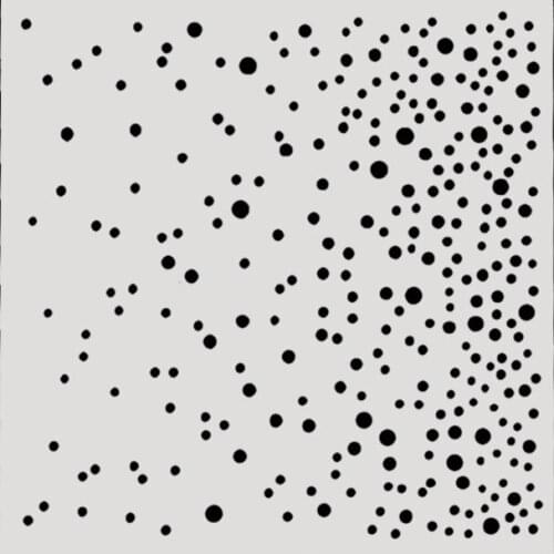 15*15 Round dot Layering Stencils Drawing Color Spray stencil DIY Scrapbook photo album Decorative Embossing DIY Card Crafts