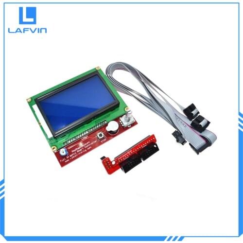 3D Printer Smart Controller RAMPS 1.4 LCD 12864 LCD Control Panel Blue Screen
