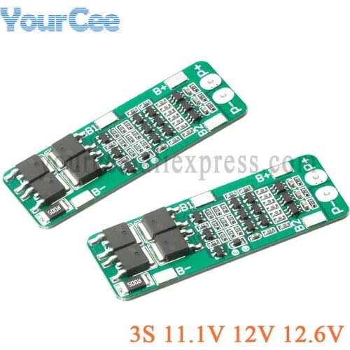 5pcs 3S 11.1V 12V 12.6V 15A Lithium Battery 18650 Charger PCB BMS Protection Board Li-ion Battery 3 Cells Charging Module