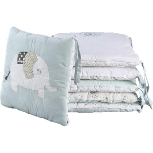 6Pcs Baby Bed Bumper Crib Protection Infant Cot Cradle Guard Room Decoration