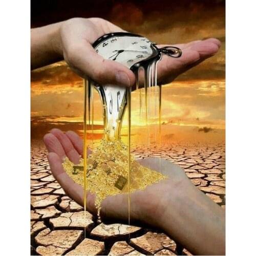 5d DIY Diamond Painting time scenery Cross Stitch Diamond Embroidery hand Patterns rhinestones Mosaic home decor Christmas Gift