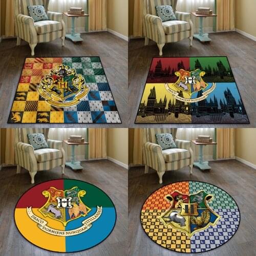 Anime Retro Magic College Fun Floor Rug Doormat Square Carpet Bedroom Kitchen Living Room Non-slip Mat