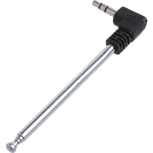 3.5mm Radio Receiver Antenna Stainless Steel Multi-Purpose Interface FM Radio