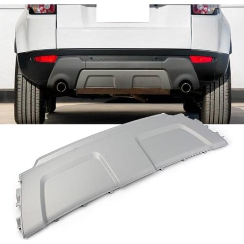 Car ABS Gray Rear Bumper Cover Trim Plate Board For 2012 2013 2014 2015 2016 2017 2018 Land Rover Range Rover Evoque