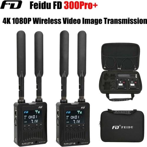Feidu FWT 300pro Wireless Video Image Transmission Syetem 4K Dual CPU HDMI 2106P 30Hz For Canon Nikon Sony Camera Photography