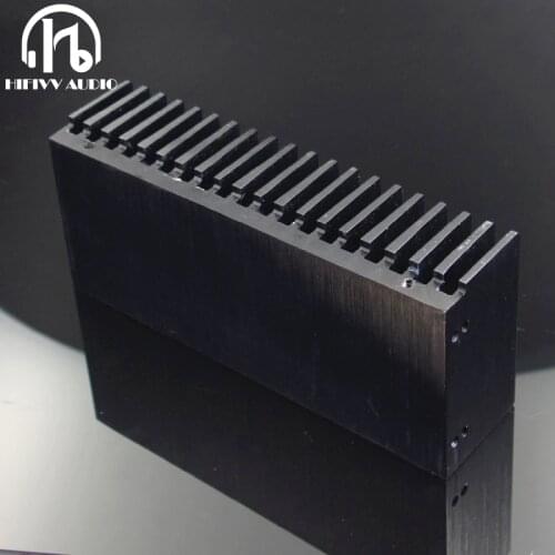 Hifivv audio DIY Cooler Aluminum Heatsink Grille Shape Radiator Heat Sink Chip 155*67*40mm IC Power Transistor