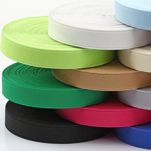 16m*15mm Shuttleless high elasticity Elastic band with trim sewing/webbing clothes flexible sewing material shorts skirt trouser