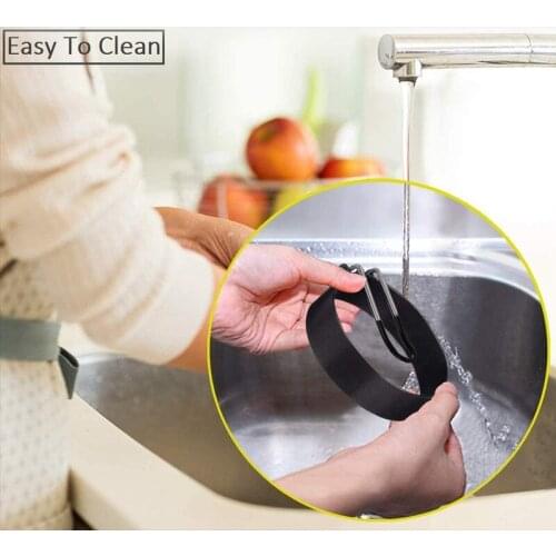 Egg Ring Molds with Non-Stick Handles Brush and Hand Clips Breakfast Cooking Tool for Frying Egg McMuffins Pancakes