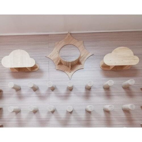 New Practical Wall-mounted Cat Jumping Platform Wear-resistant Bite-resistant Scratching Post Large Cat Play Furniture