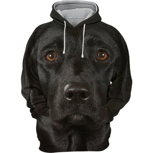 2021 New 3D Full body print Pet hoodie Funny dog hoodies Men\\women adult childrens Cute dog pattern tops