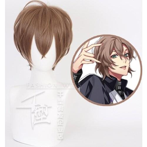 Yumeno Gentaro Division Rap Battle DRB Hypnosis MIC Cosplay Short Heat Resistant Synthetic Hair Wig+Free Wig Cap