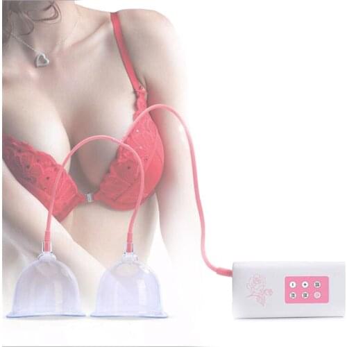 Portable Electric Breast Enlargement Device Vacuum Pump Cup Breast Massager Enhancing Cupping Machine Nipple Enlarge Instrument