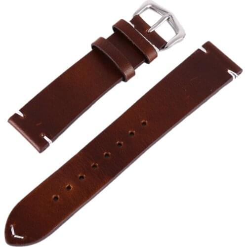 Watch Bracelet Belt Black Watchbands Genuine leather Strap Watch Band 18mm 20mm 22mm Watches Accessories