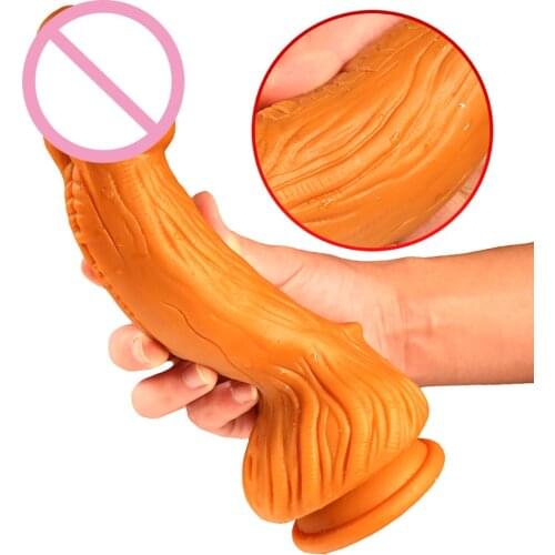 Silicone Anal Realistic Dildo With Strong Suction Cup Dildo Anal Stimulate Adult Sex Toy For Women Men Butt Plug Gode Sex Shop