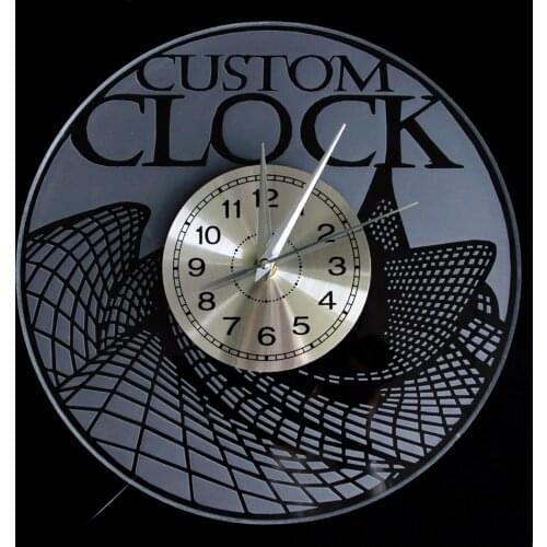 Modern Custom LED Neon Lighting Wall Clock Multi-Color Changes Clock Watch With LED Backlight Personalized Acrylic Wall Light