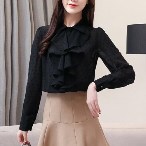 Женские шифоновые рубашки WICCON China At AliExpress