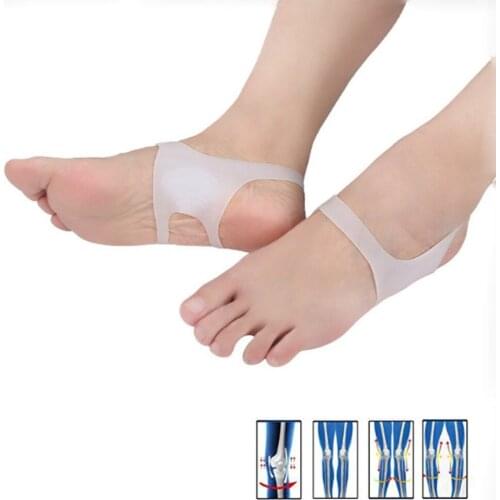 1Pair Invisible Height Increase Socks Silicone Height Lift Heel Pads Women Men Soft Foot Massage Shoe Inner Insoles Pad Tools