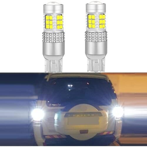 2pcs Canbus Led Bulbs For Mitsubishi Montero Shogun Pajero 4 V80 V93 V97 V98 2007-2018 2019 2020 LED Backup Reversing Lights