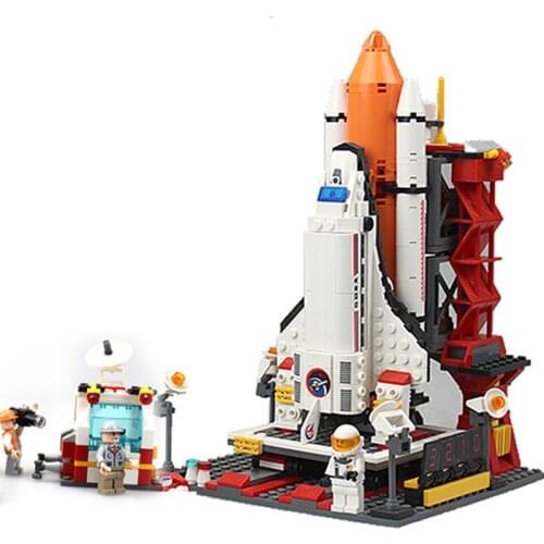679 PCS Space Launch Center Building Block Toys Childrens Toys Aerospace Series legoinglys Building Block Set Toys