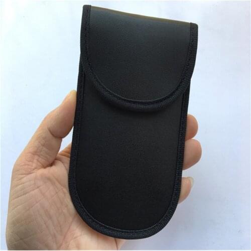 BISI GORO 4 Color PU Car Key Package RFID Signal Shielding Package Key Bag 2019 New Cover Anti-magnetic Card Pouch Wallet Case
