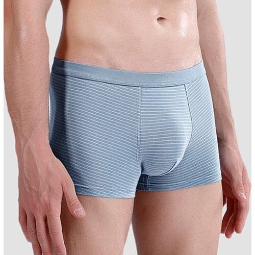 Mens Boxer Shorts Sexy Underwear Sets Soft Breathable Moda Male Panties Fashion Striped Homme Boxershorts Couple Men Underpants