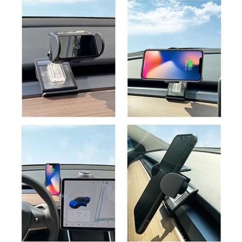 Phone Mount Air Outlet Phone Bracket Lossless Installation for Model3/Y-Memory Lock Bracket/Gravity Stand/Solar Stent