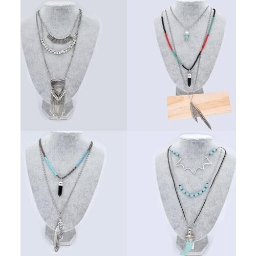 Long Bohemian Beads Necklaces & Pendants for Women Boho Vintage Accessories Statement Colar Ethnic Jewelry Nc051-61